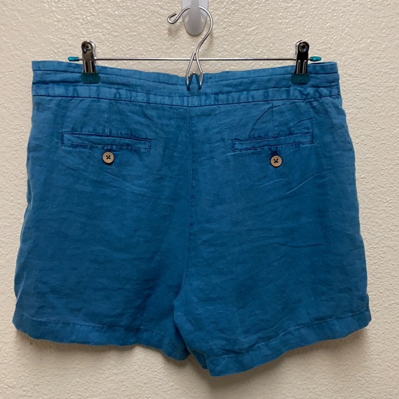 Artisan NY Linen Button Fly Shorts Size 10 - Picture 4 of 4